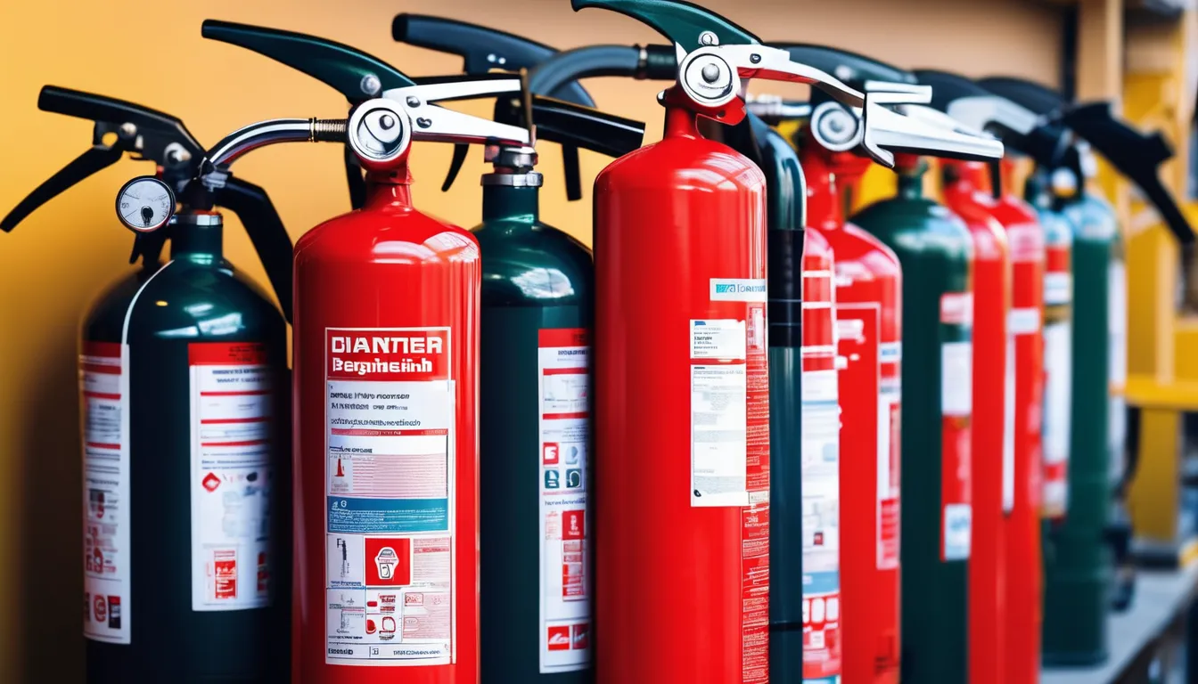 Technical Service for Water Fire Extinguishers  Specialized Maintenance